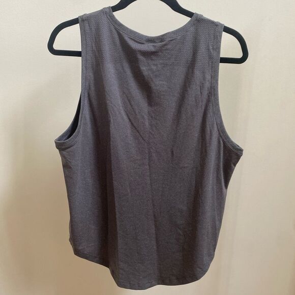NWT Gymshark Flex tank top Charcoal/Black large BRAND NEW - Picture 2 of 5